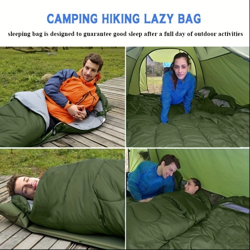 

Portable Warm And Dirt-proof Sleeping Bag For Outdoor Camping, Suitable For Emergency , Home Use