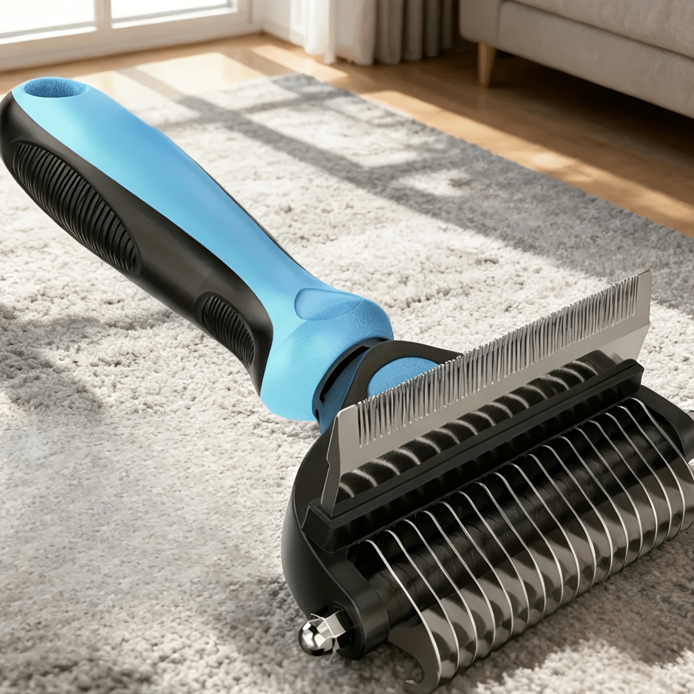 TEMU Pet Grooming Tool, Suitable For Cats And Dogs: Double-sided Hair Removal Brush, Pet Dog Brush For Grooming, Brush, Suitable For Pets With Short
