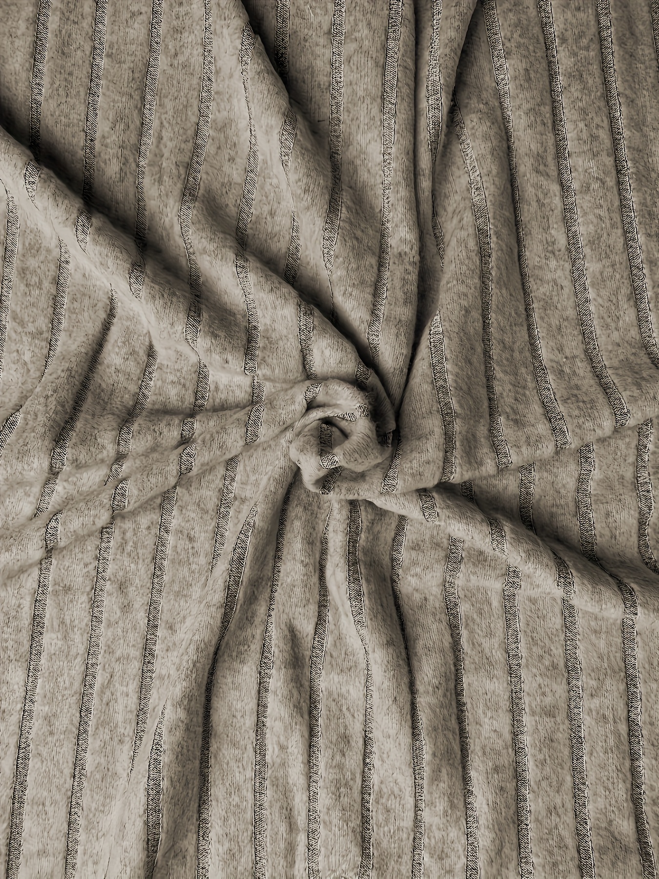 Plus Size V-Neck Casual Elegant Women's Top - Stretchy Fabric, Machine Washable, All-Season Versatile Blouse for Everyday & Formal Wear, Ribbed Texture, Medium Elasticity