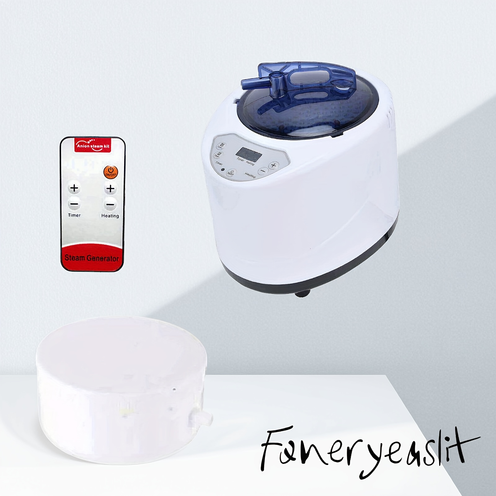  portable sauna steamer machine for home personal   fast heating adjustable steam settings quiet   with eu plug compatible for sauna tents for men women outdoor bathing birthday gift