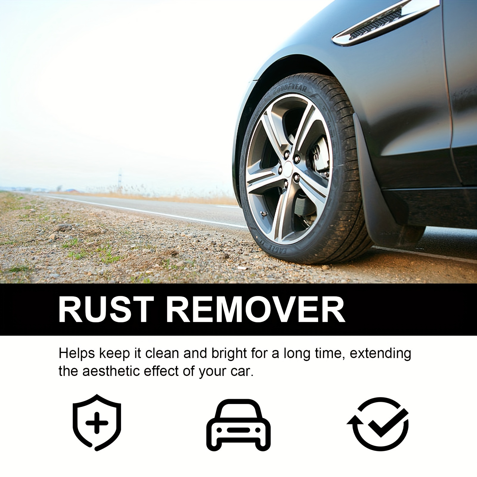   car metal rust remover and protector spray anti oxidation conversion coating no electricity needed home tool kit for vehicle parts cleaning and protection details 6