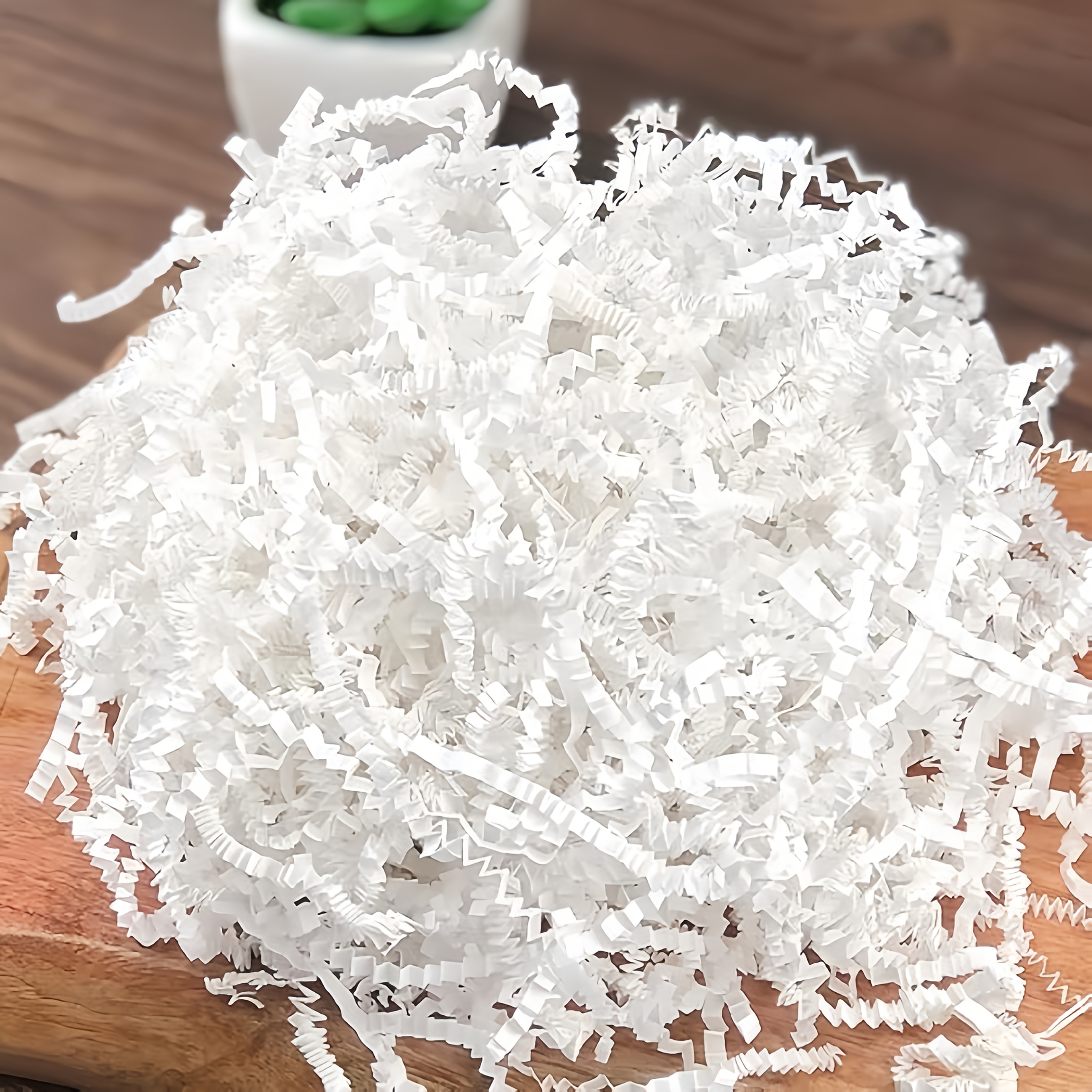 

2lb-10lb White Paper Filler - , Long- Shredded Paper Stuffing For Elegant Gift Wrapping & Basket Filling - Ideal For Birthdays, Weddings, Anniversaries, Valentine's Day