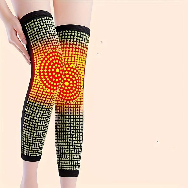 

Knit Polyester Fiber Knee Pads With , Dual-sided Heating, Hand Washable, Pull-on Closure, Daily , Ideal For Elderly & Air-conditioned