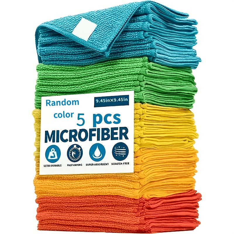 E-shop [5er-Set Stofftücher] Zufälliges 5er-Set für Tücher, multifunktional, wasserabsorbierend | Geeignet für die Reinigung , Küche, Wohnzimmer,