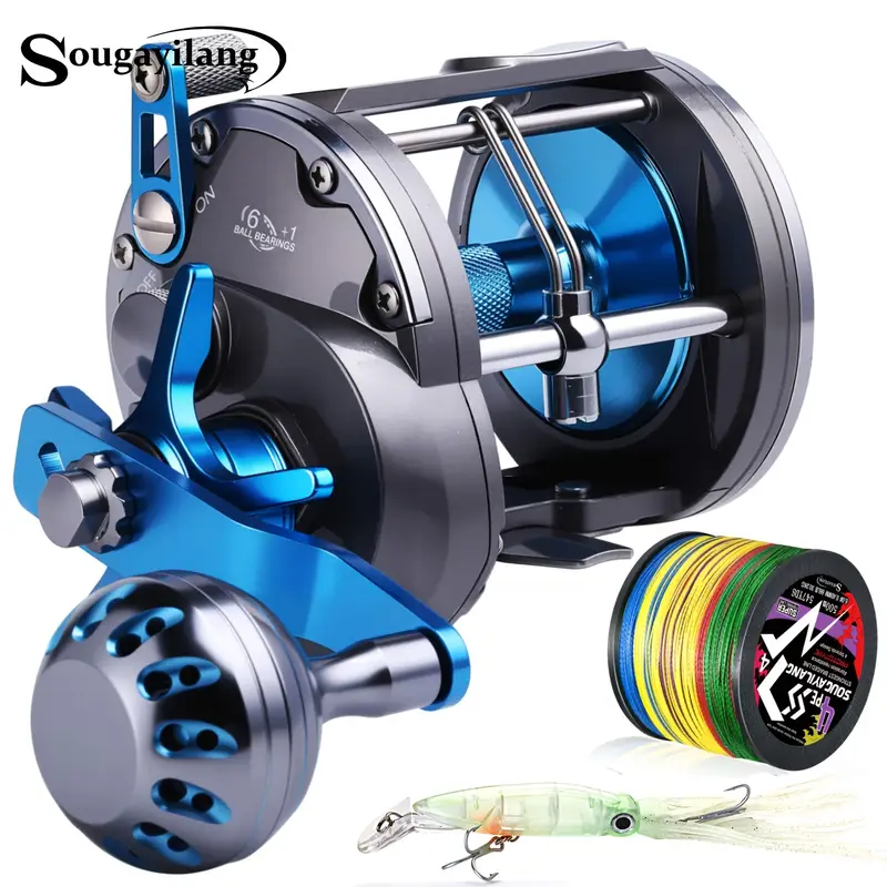 6 4 1 gear ratio baitcasting reels Reaction Tackle Fishing Reel ReactCast Edition- High-Speed 7.3:1 Right Handed 1 ultra * * 6+1BB Sea Fishing