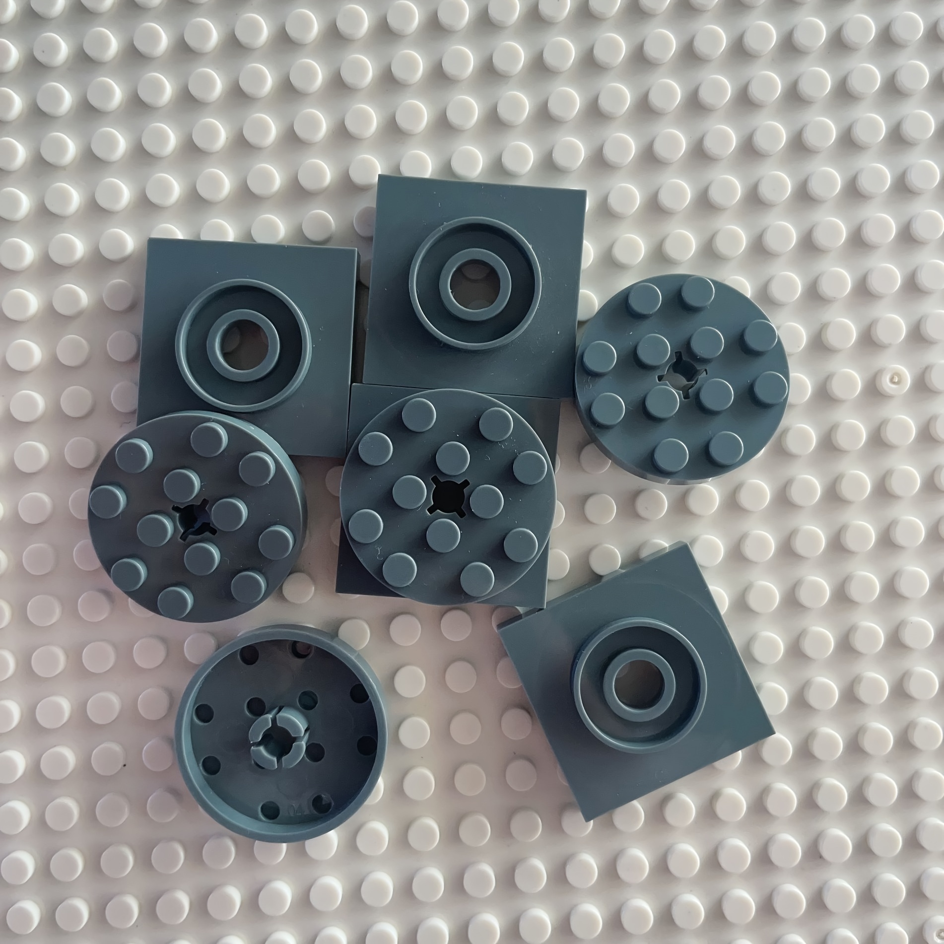 Building Blocks Circle Lego Base Plate 6pcs Sets Moc Scene