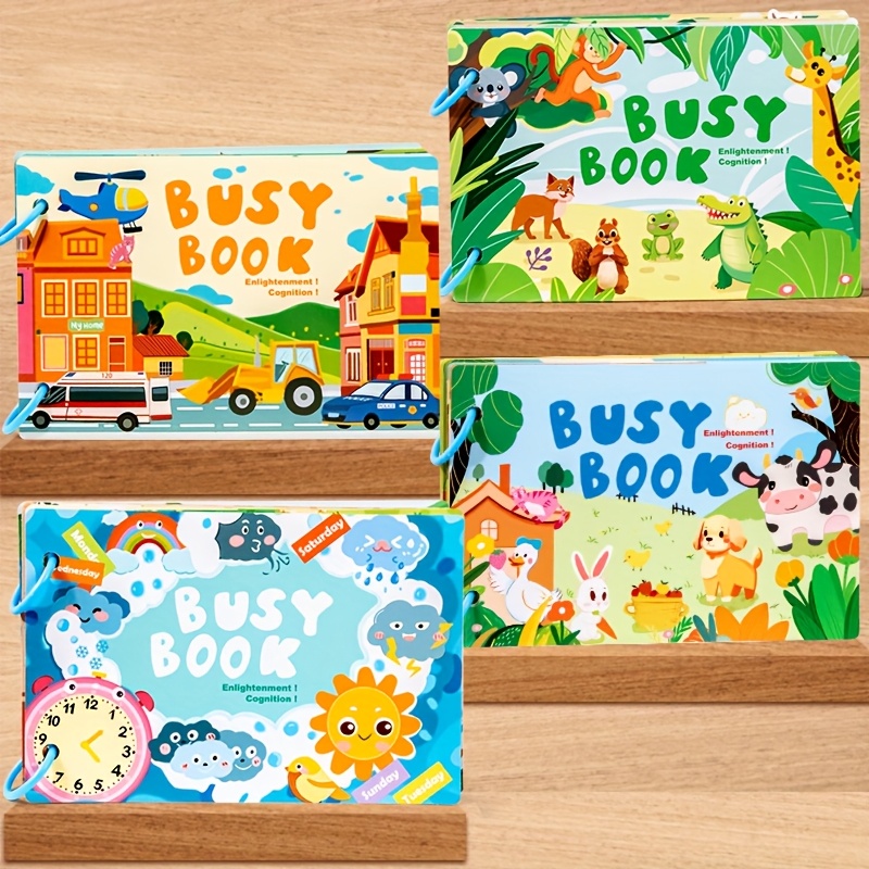 libro interactivo reutilizable niños juguetes educativos Temu Chile