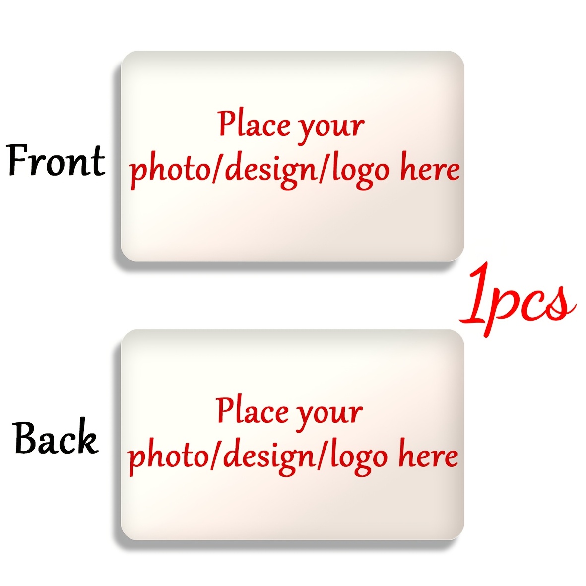 TEMU Personalized Pvc Custom Card, And Scratch-resistant Double-sided Protection, Sturdy And Durable. High-definition Printing With Clear Texture,