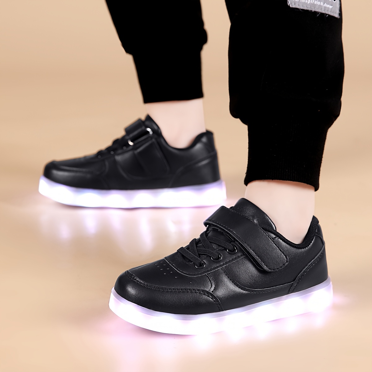 coole modische kinder leucht schuhe farbenfrohe Temu Austria