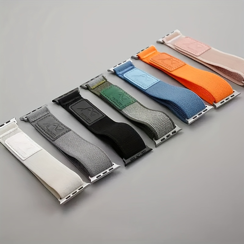 Nylon Sports Strap for iWatch Band 38mm 40mm 41mm 42mm 44mm 45mm 49mm, Adjustable Breathable Woven Strap for Women and Men, Suitable for iWatch Series 9/8/7/6/5/4/3 SE