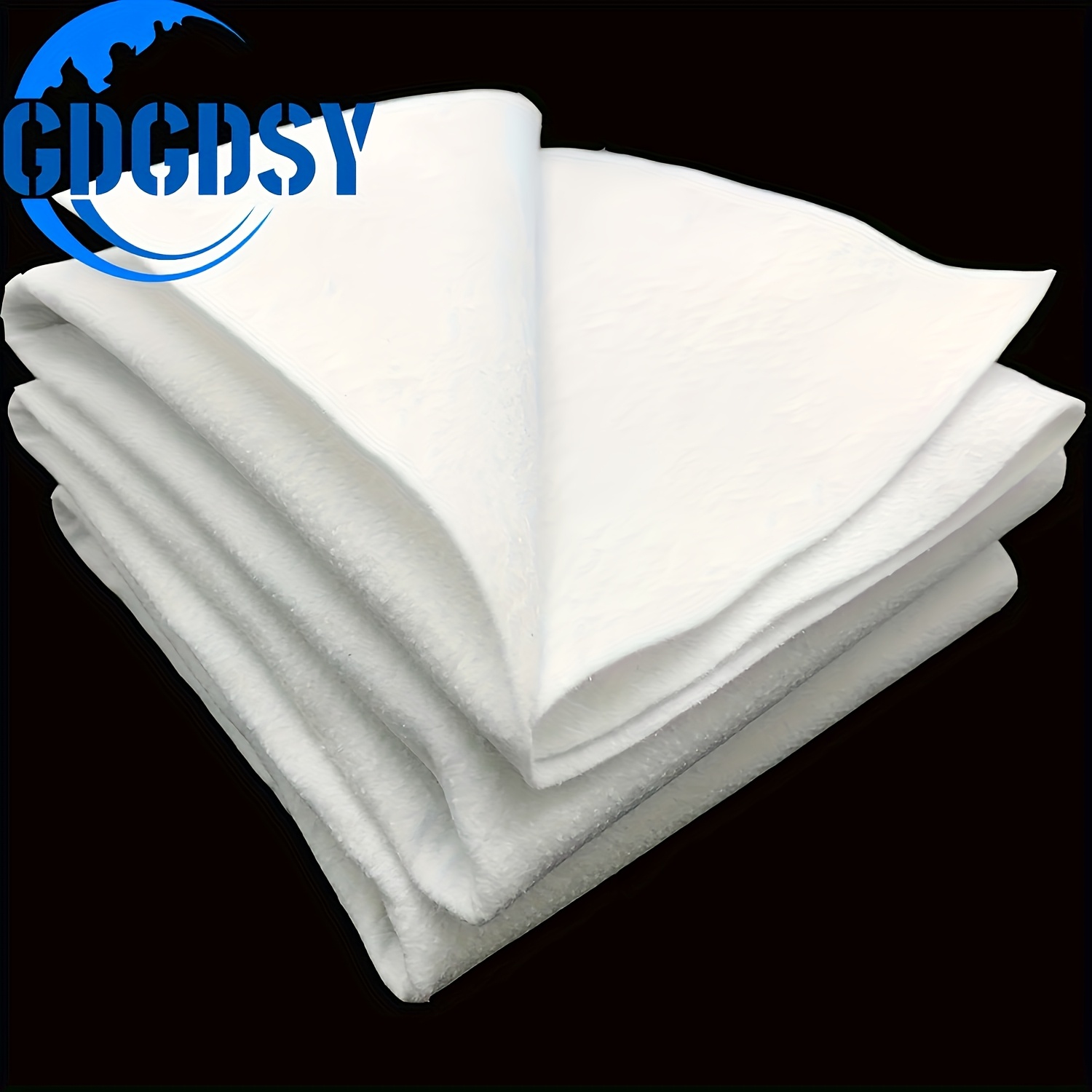 TEMU 1pc, Iron-on Fusible Fleece Interfacing For Sewing Crafting Quilting 19.7*39.4inch Non-woven Iron On Fusible Batting 1 Sided Fusible Foam White