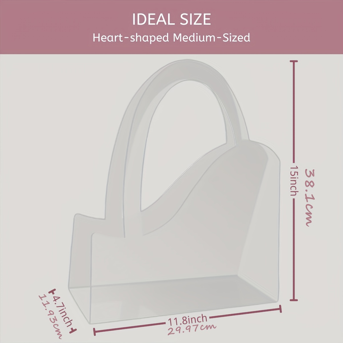E-shop Geschenk für Sie/Ihn . Transparenter Blumenstrauß Geschenktüte, Transparente Blumenstrauß Geschenkverpackungstasche, Haustier Blumen Tasche mit