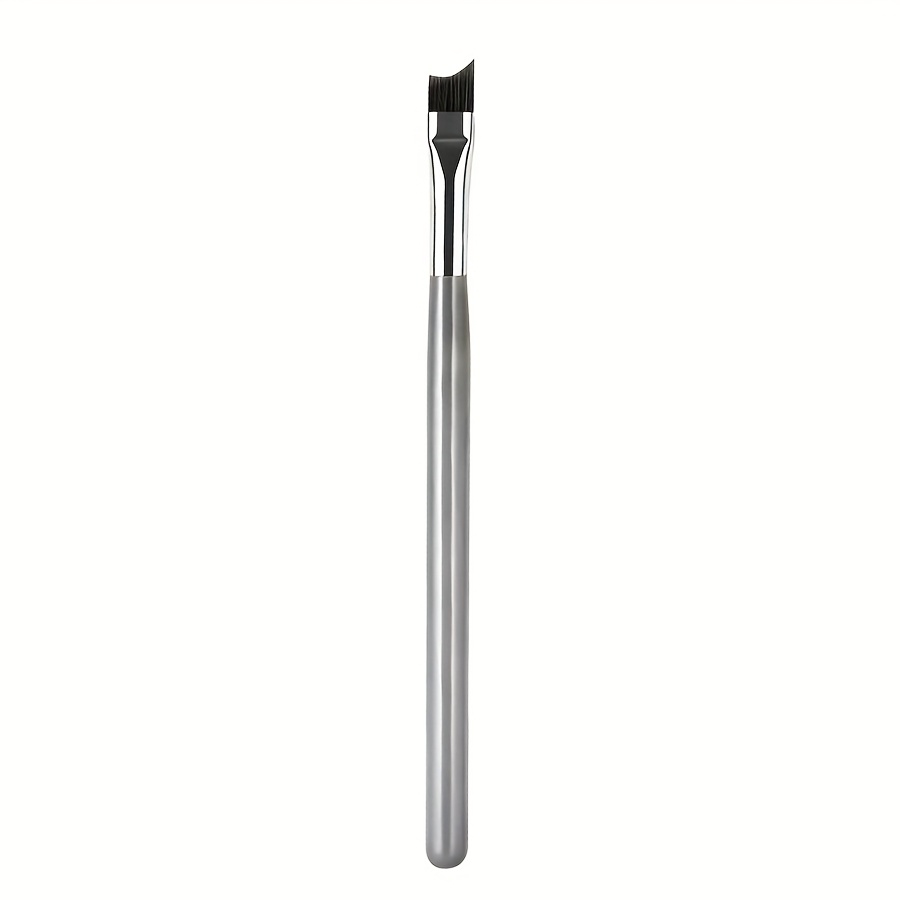 Nail Art Brush: Dual-pressed Copper Collar With Frosted Acrylic Rod. With Hairs For Flawless , Beginner-friendly & Grade