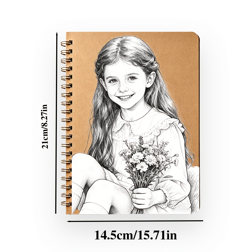 TEMU Carnet à spirale en papier personnalisé style , prend en charge l'impression de personnalisés de photos à . Convient pour quotidiennes, de cours