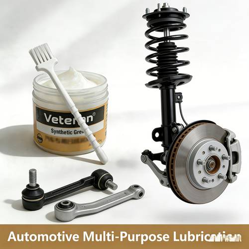 automotive white lithium grease with brush 100ml multi purpose set car door handle hinge seat slide sunroof sliding door prevent rust lubrication for trailer garage machine