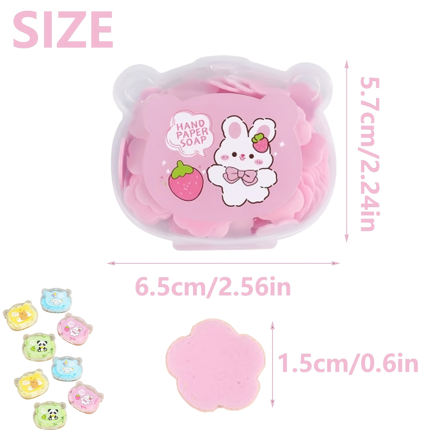 Gift for Her/Him 4 Boxes Soap Packs, Small Gifts