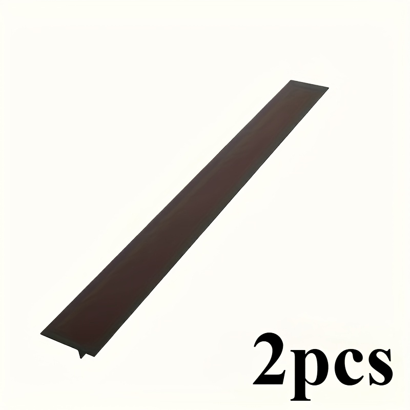 TEMU 2pcs Heavy-duty Plastic Seal Strips - Heat-resistant, Waterproof & Dustproof Kitchen Countertop Edge Protector, Stove Burner Seal, , -free