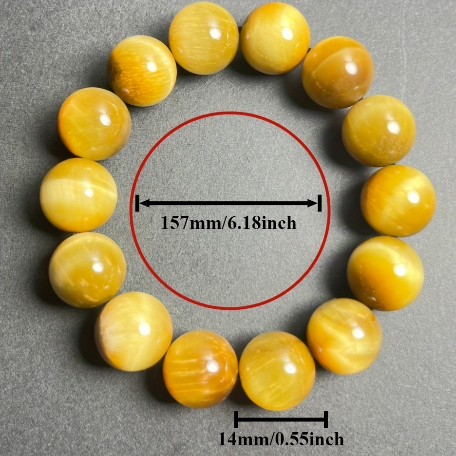 Aurora's Kiss Golden Tiger Eye Beaded Bracelet