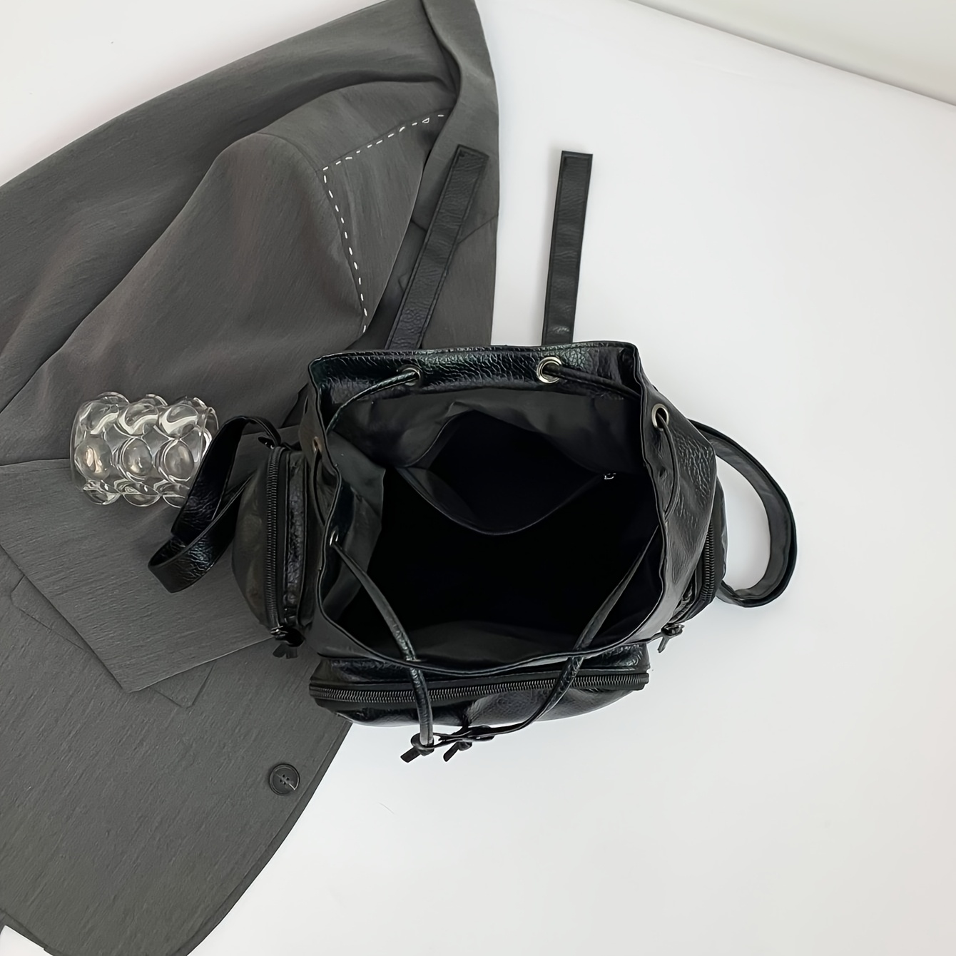 original handmade y2k soft backpack dark cross - Temu Slovakia