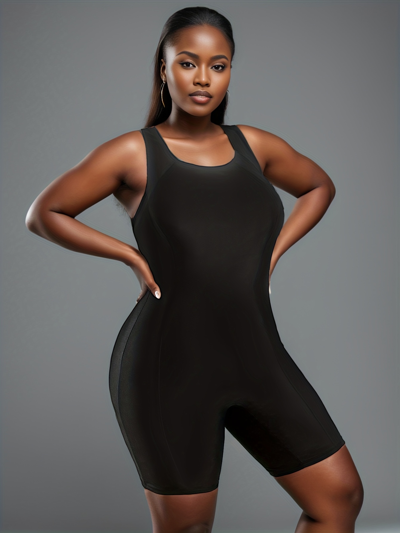 european and american new plus size womens swimsuit conservative briefs   swimwear for beach vacation and pool