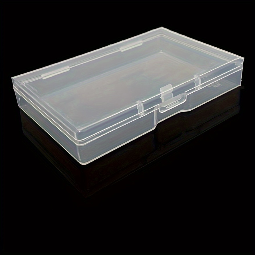 Compact Transparent Plastic Storage Box Beads Jewelry - Temu