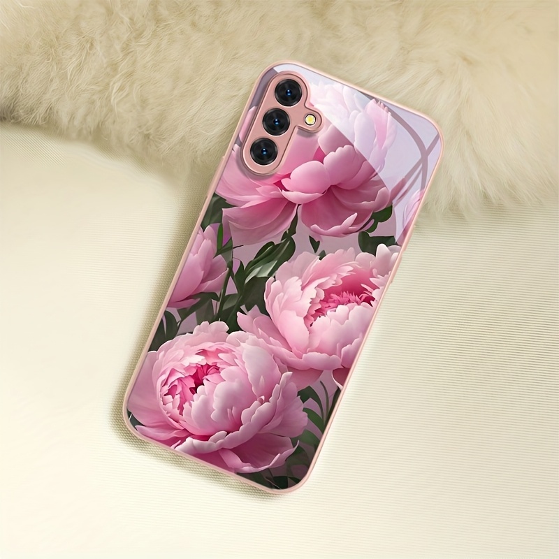 TEMU Phone Case: Premium Durable Versatile Women's Glass Phone Case For Galaxy A05 A05s A06 A14 A15 A16 A22 A23 A24 A25 A32 A33 A34 A35 A36 A52 A52s