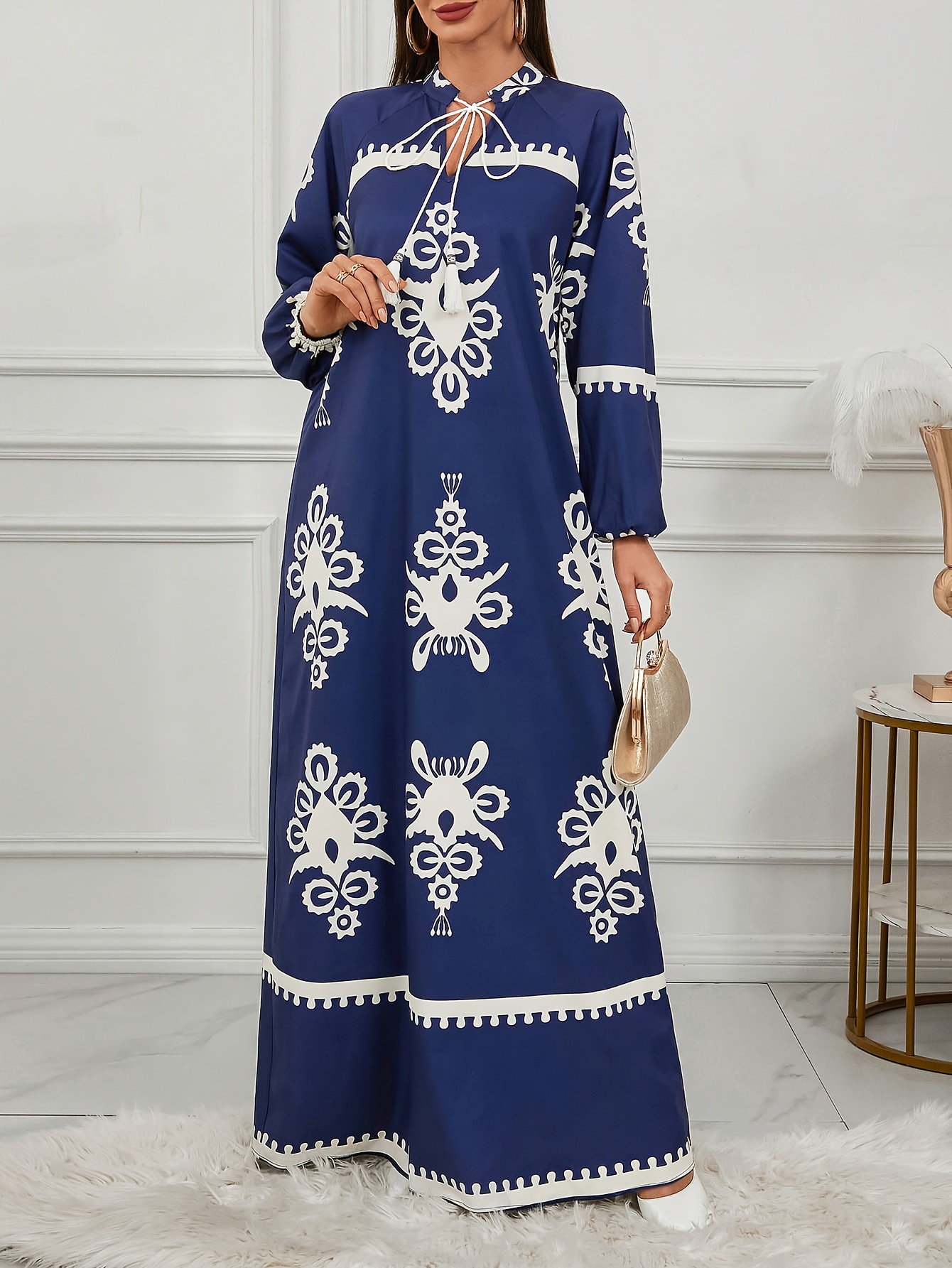 Ramadan, Women's Casual Arabic Style Simple Dress, Daily Wear Outfits for  Women, Vacation Dresses, Birthday Party Dresses for Women, Wedding Guest  Dresses, Elegant Abaya Dresses, Boho Women's Clothing