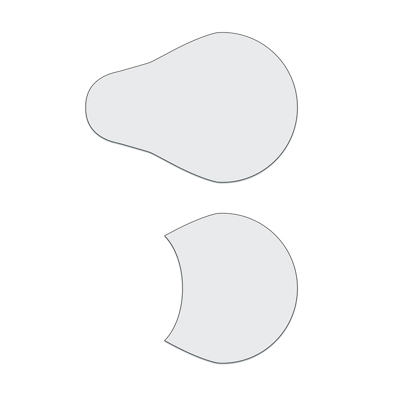 Image of 2pcs Transparent Pet Mini Coin Purse Diy Templates Suitable For Handbag Crafters, Sturdy Sewing Coin Wallets With Pet Plastic Sheets, For Coin Holders, Diy Crafts, Wallet Making & Gift