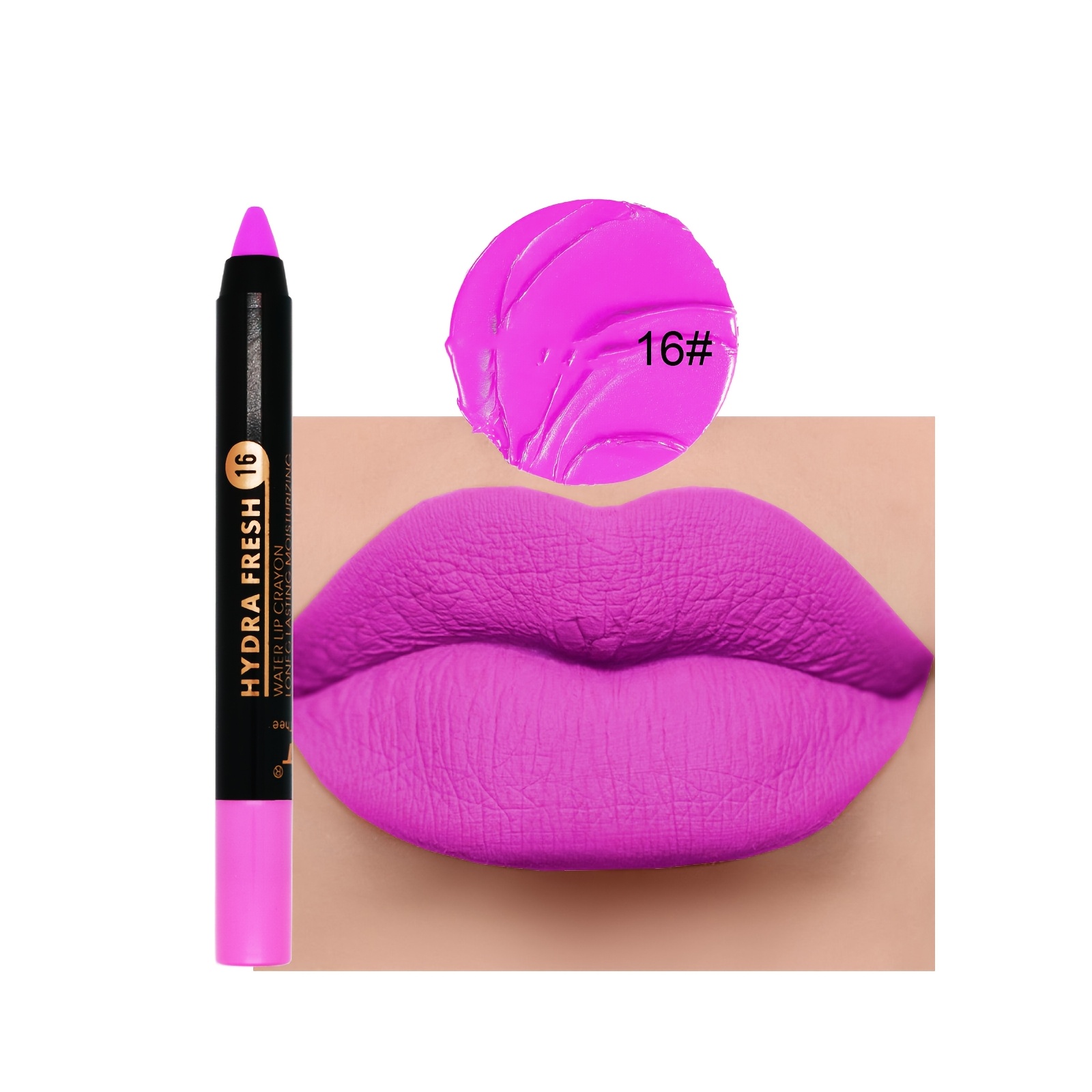 20 Colors Matte Moisturizing Lipstick Crayons - Long-lasting, Waterproof, Smooth, Fuller Lip Makeup End Valentine's Day Gifts