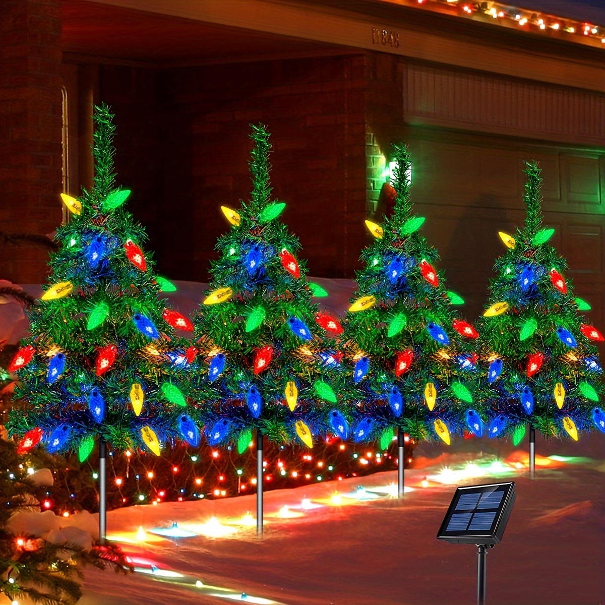 

(1 Of 4 Christmas Tree ) Christmas Christmas Tree Decoration Led Decoration Suitable For Decoration Christmas Tree Decoration