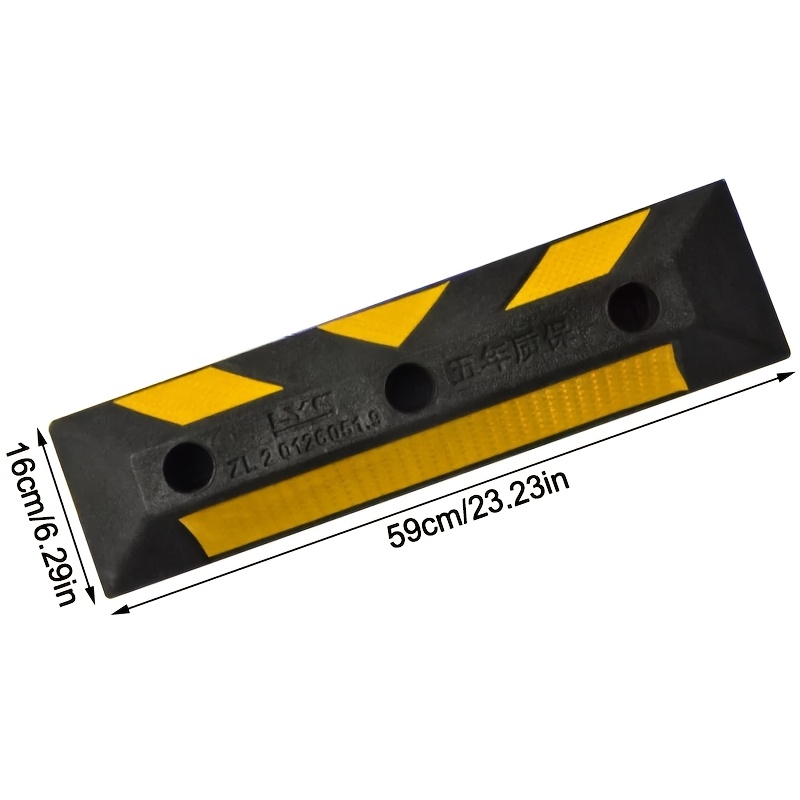 Non-Slip Heavy-Duty Parking Wheel Stopper