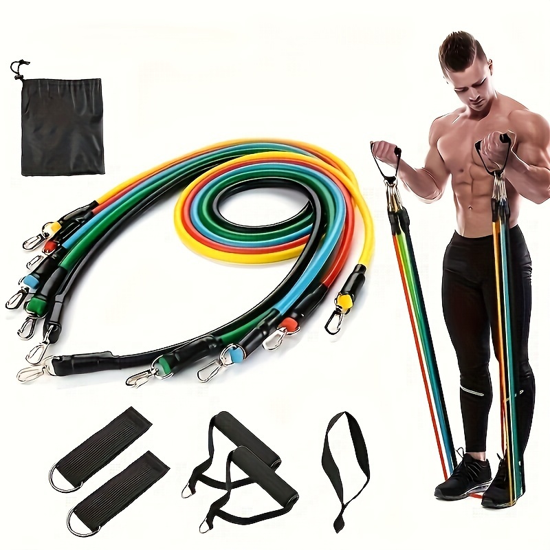 

11pcs Set For Yoga & Fitness - Rubber, , Home Gym Training Equipment