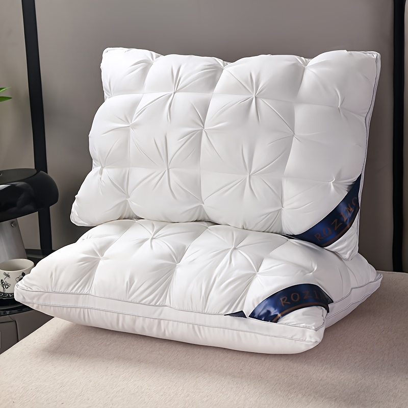 1/2 Pcs Luxury Hotel-Quality Pillows, Queen Size High Resilience Plush Fill – Soft Cooling Pillows for Side & Back Sleepers, Hypoallergenic, Machine Washable, All-Season — Zaynora Luxury Marketplace