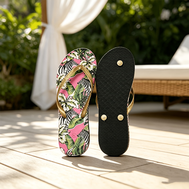 TEMU Summer New Arrival, Unisex Fashionable -garde Outdoor And Home Use, Integrated, Comfortable, Breathable, Casual, Simple Mixed Color Flip-flops