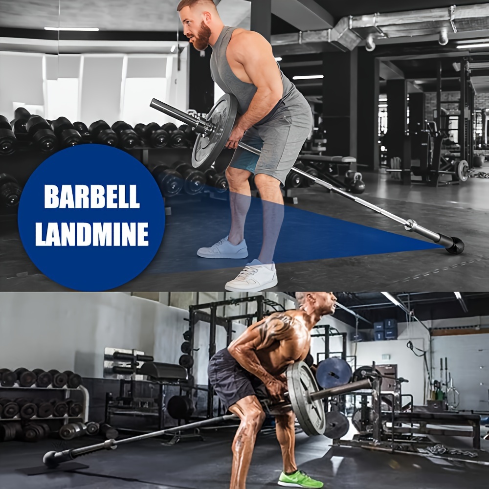 Turn Any Surface Landmine Shape Attachment - 1pc for Barbell, Fits 2inch/5cm Bars - Exercise Press, Row, Spin, Squats