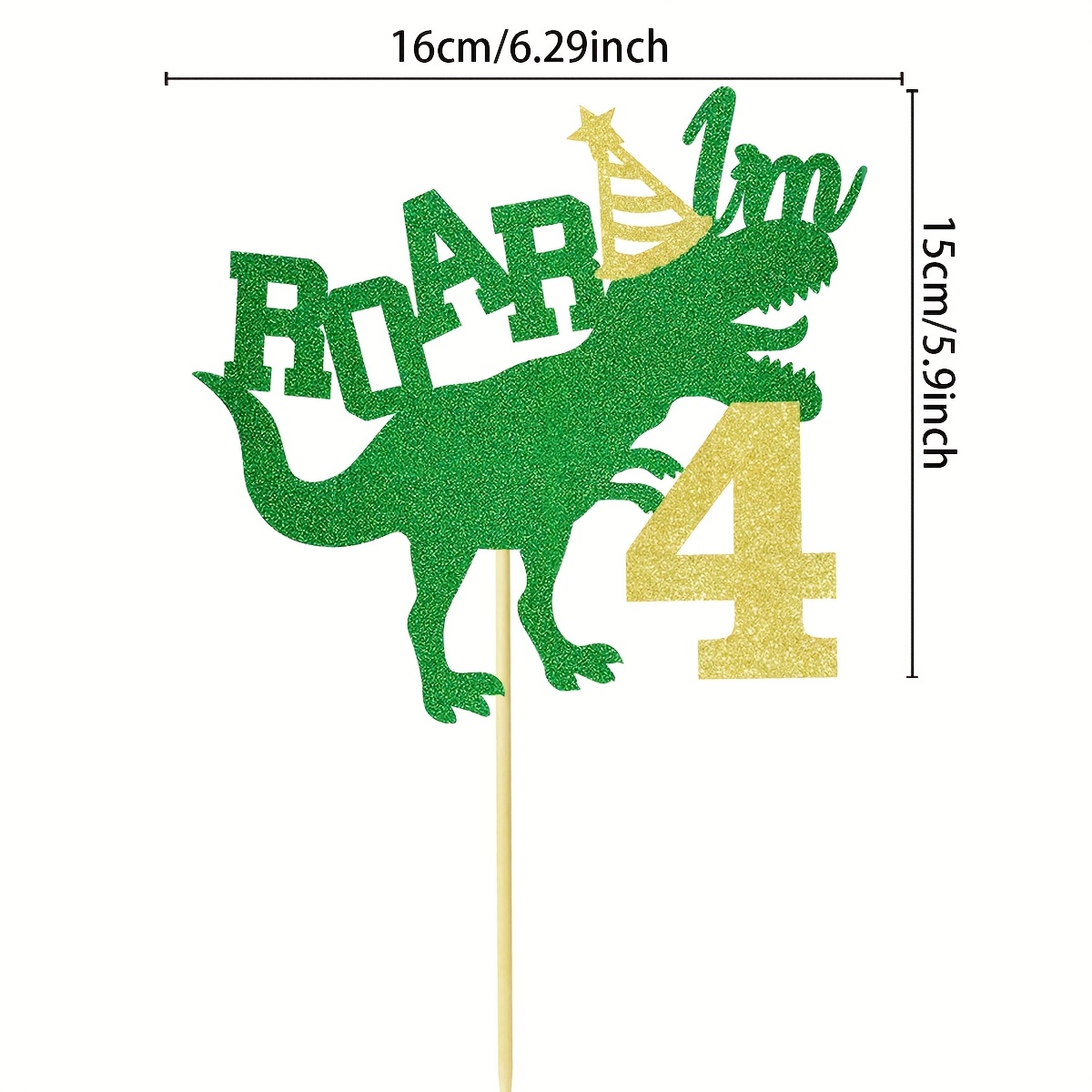Dinosaur-themed " 4 Years Old/ 3 Years Old/ 2 Years Old/ 1 Year Old" Birthday Party Decorations - Jungle Wildlife Park - Happy 4th/3rd/2nd/1st Birthday Party Decorations, Dinosaur Party Decorations