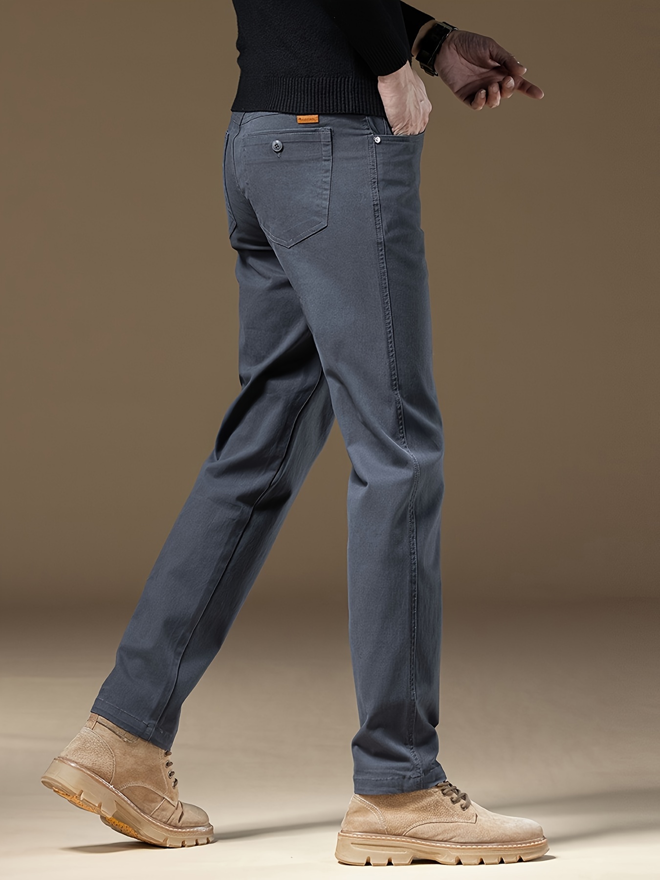 Xingfenly Spring Summer Casual Pants Men Cotton Slim Fit