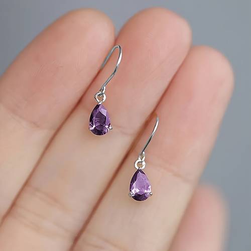 1 pair vintage style teardrop dangle earrings elegant french court inspired simple luxury classic jewelry for women alloy drop earrings for daily wear compatible