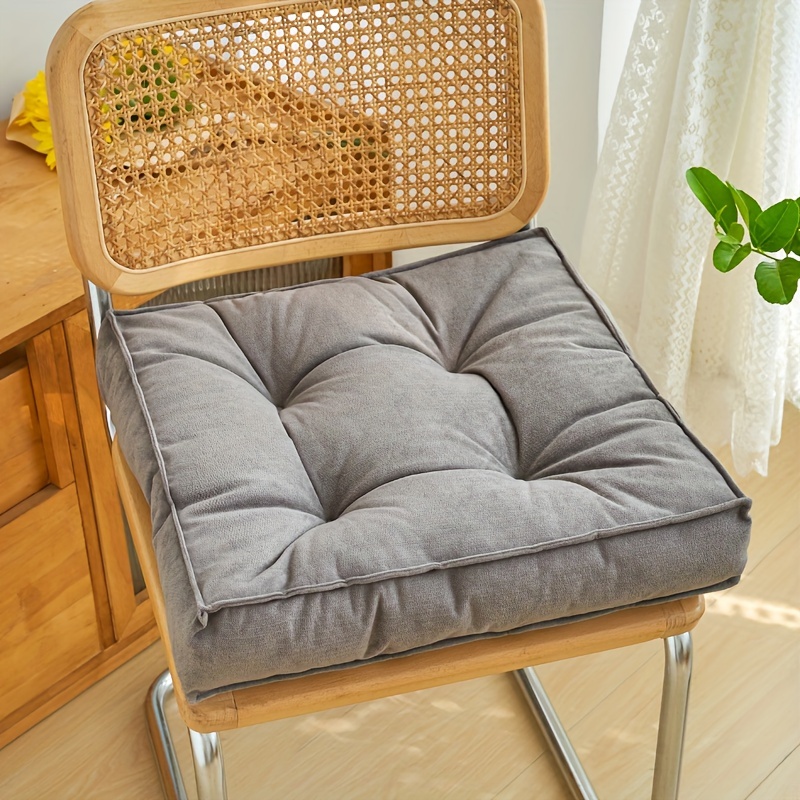 Image of 1pc High Density Thickened Scuba Fabric 3d , Premium 3d Pp Filled Tatami Cushion And Chair Backrest, Thick And Full Hip Pressure, Suitable For Home Office And Other Long Sitting Occasions