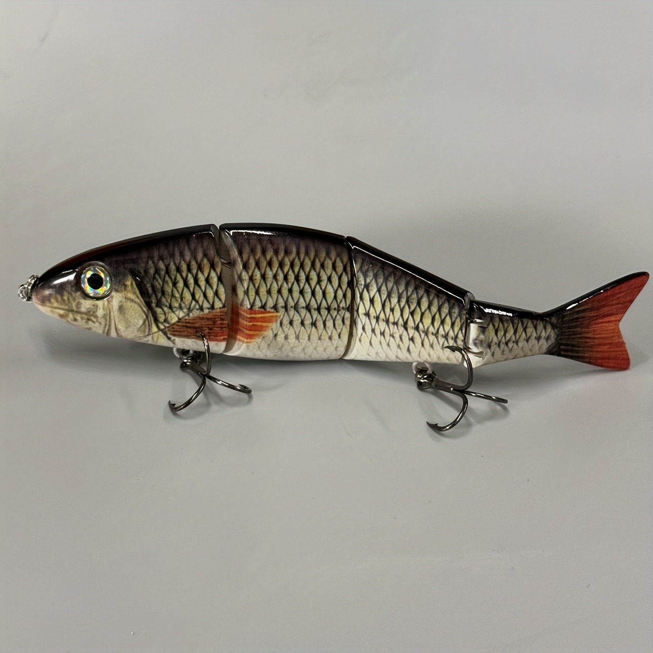 Image of 87g New Synthetic Bait Large Fishing Lure 4-part Sinking Swimbait Crankbait Sturdy Bait Fish Lure New Sturdy Fishing Lure 4 Synthetic Lure Multi-jointed Swimbait Realistic Crankbait Sinking