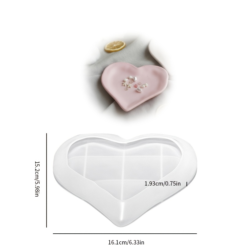 E-shop Tonformen, herzförmige Platten, Tablettformen, Schmuckdekorationsplatten, Dekoration für den Heim-Desktop, Festivalgeschenke, Handwerk,