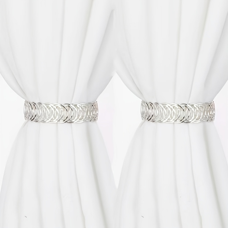 2pcs Hollow Curtain Holder, Modern Metal Curtain , Decor Curtain , Curtain Accessories
