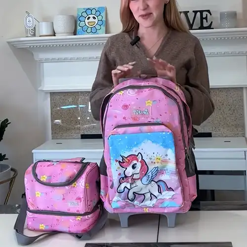 rolling backpack 18 inch double handle with lunch bag wheeled kids backpack, leaves pink, bookbag, back to school, backpack for school, travel accessories must have, suitcase, luggage for travel, bag for school, rolling backpack 18 inch double handle with lunch bag wheeled kids backpack, leaves pink, bookbag, back to school, backpack for school, travel accessories must have, suitcase, luggage for travel, bag for school,