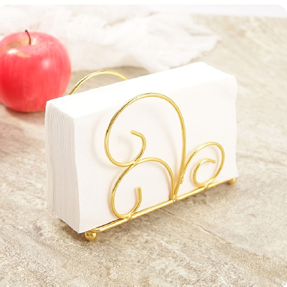 Kitchen And Dining Tabletop Vertical Tissue Holder Napkin Holder For Hotel Kitchen, Light Luxury Cafe, B&b Tissue Storage Clip