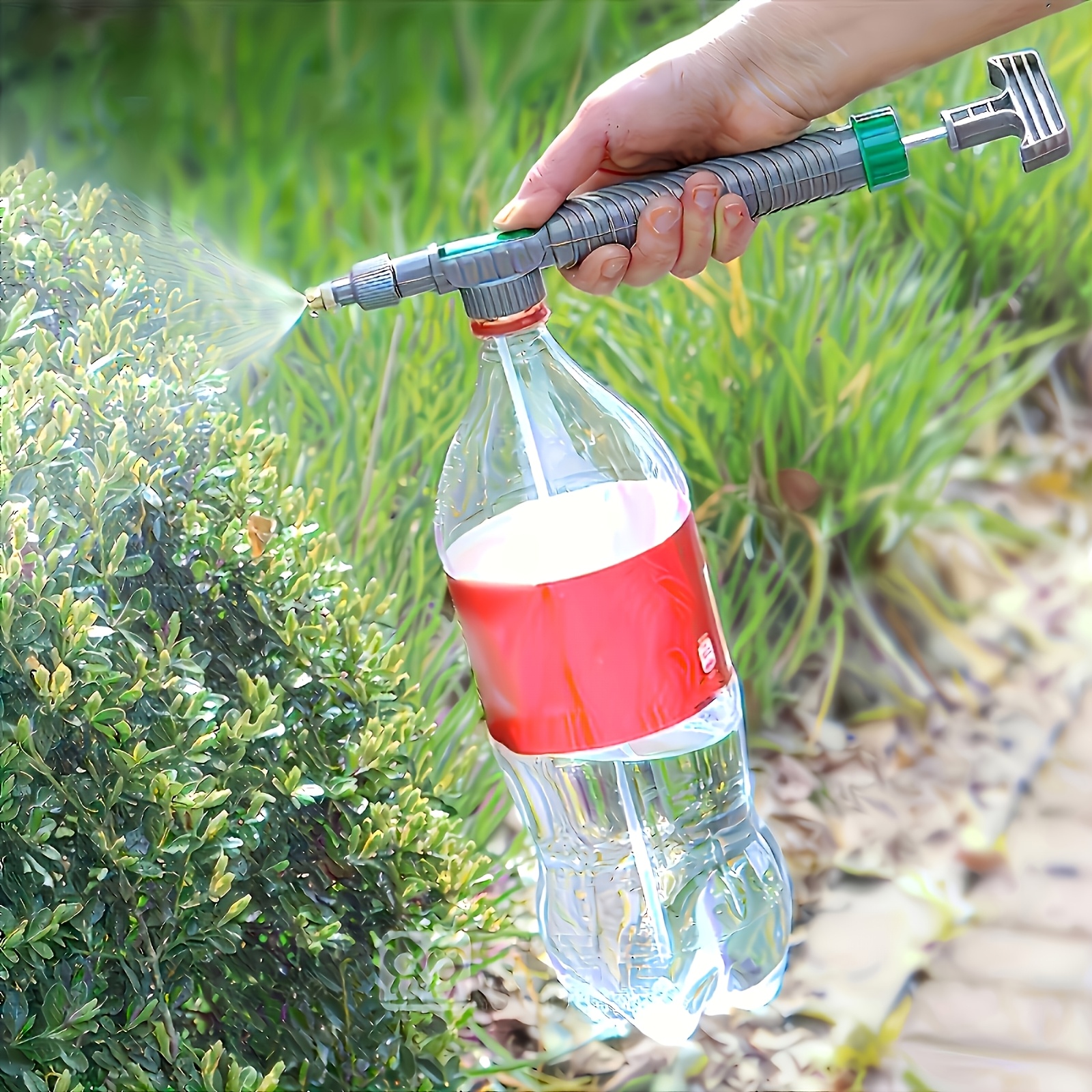 

Pulvérisateur à Main Haute Pression avec Réglable, Outil de Pulvérisation d'Air à Pompe Manuelle pour le Haut du Jardin - Plastique, Batterie, Style à Main