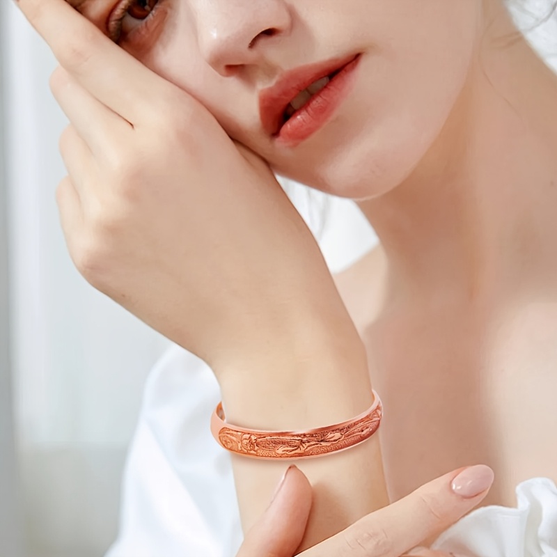 Magnetic Copper Bracelet with Strong Magnet, Ideal Gift