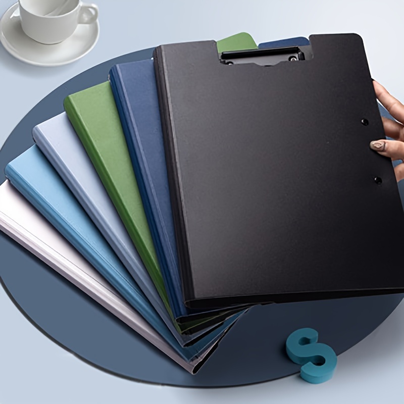 

A4 Clipboard With Dual Folders - Pp Hard Shell, Ideal For Presentations & - Black Office Stationery