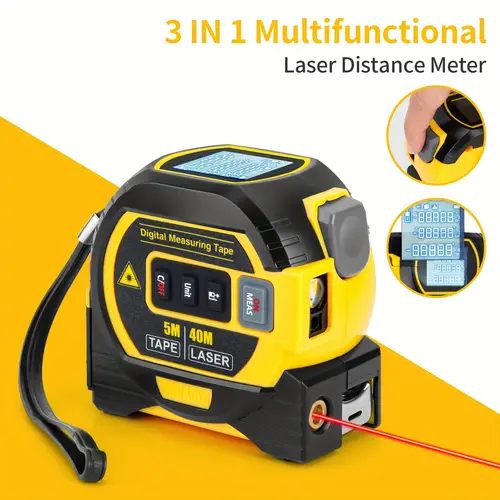 1pc one laser tape measure 40m infrared laser rangefinder intelligent ruler