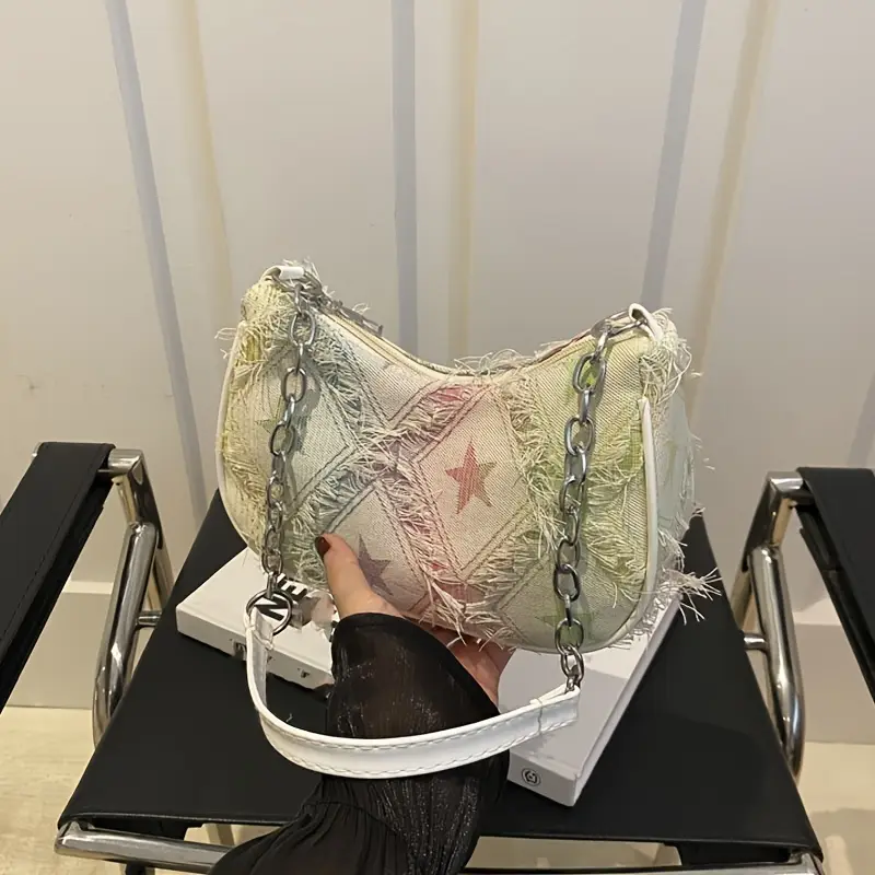 bandolera mujer bolso estrella y2k brazo Temu Uruguay