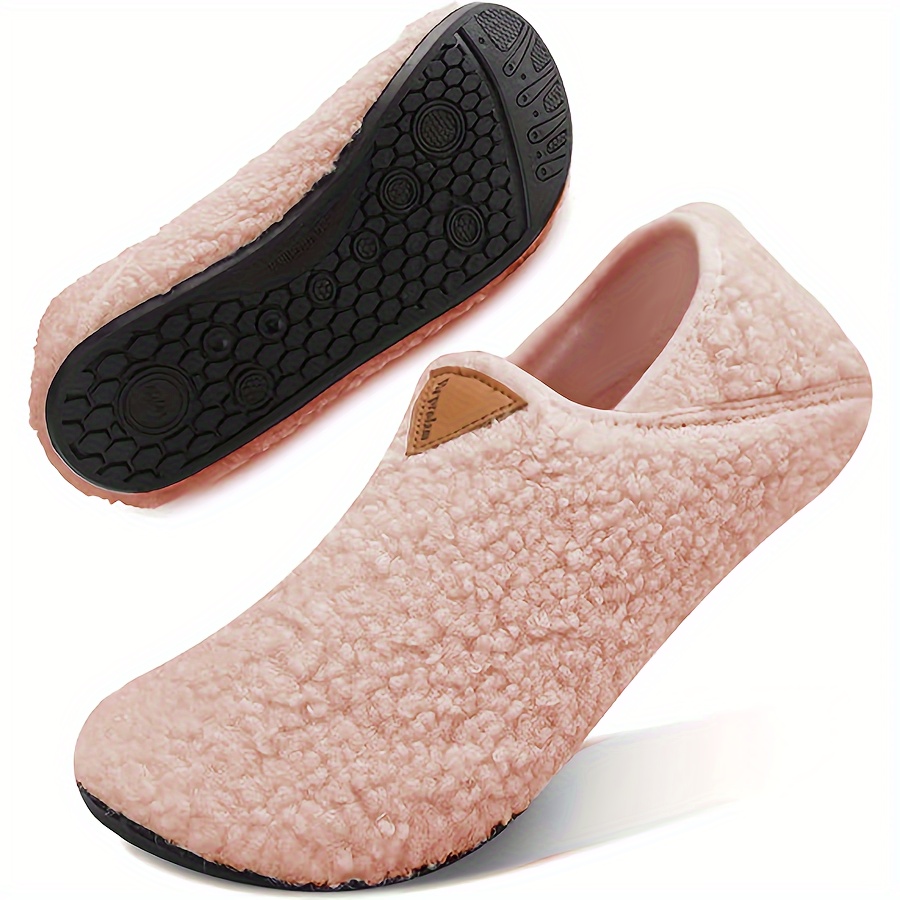 

House Slippers For Women Cozy Sock Shoes With Soft Sole Slip On For Indoor/outdoor